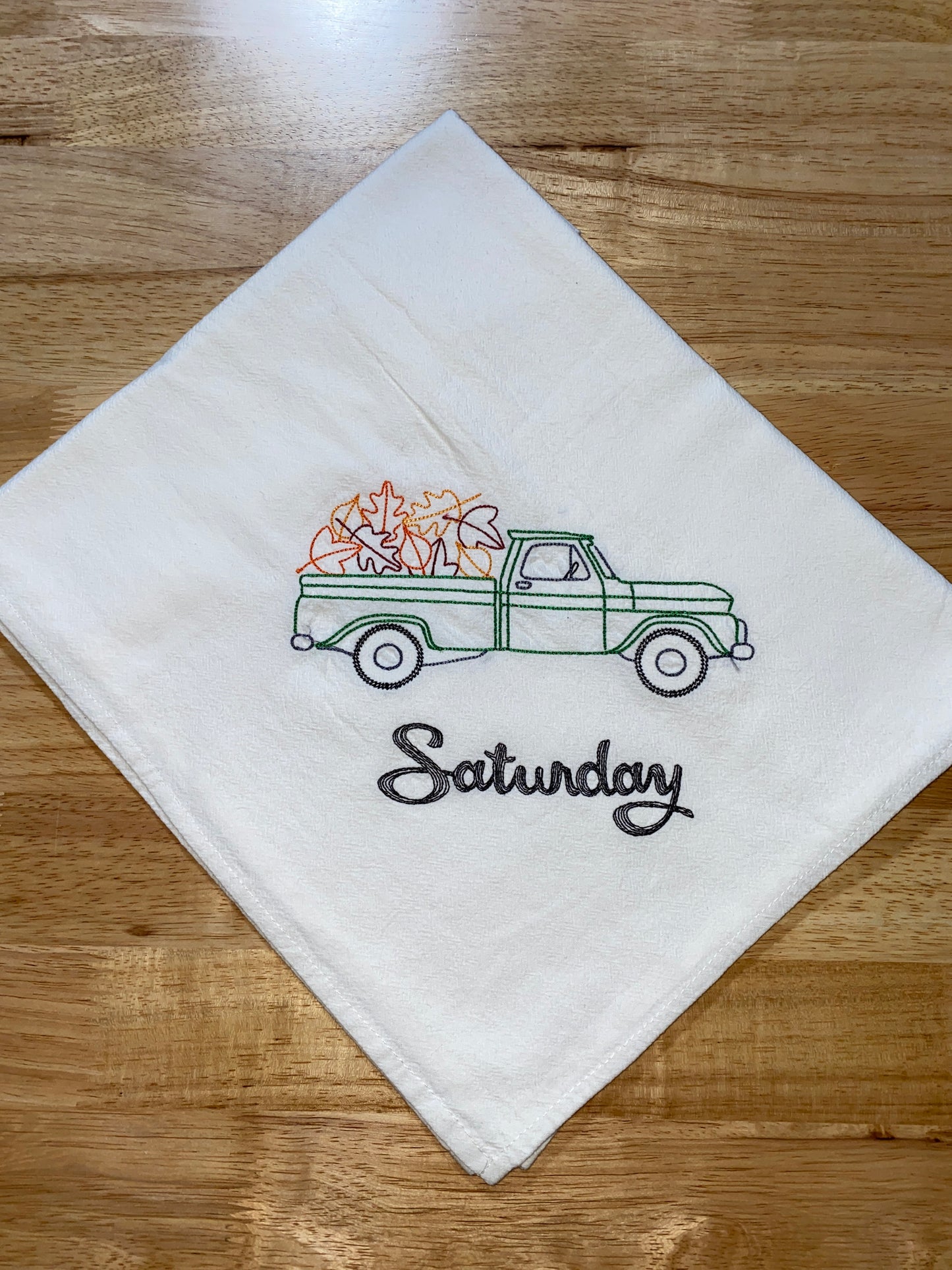 Country Trucks Flour Sack Dish Towels