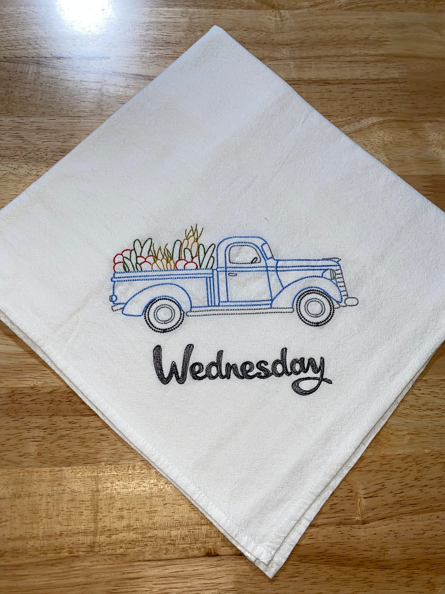 Country Trucks Flour Sack Dish Towels