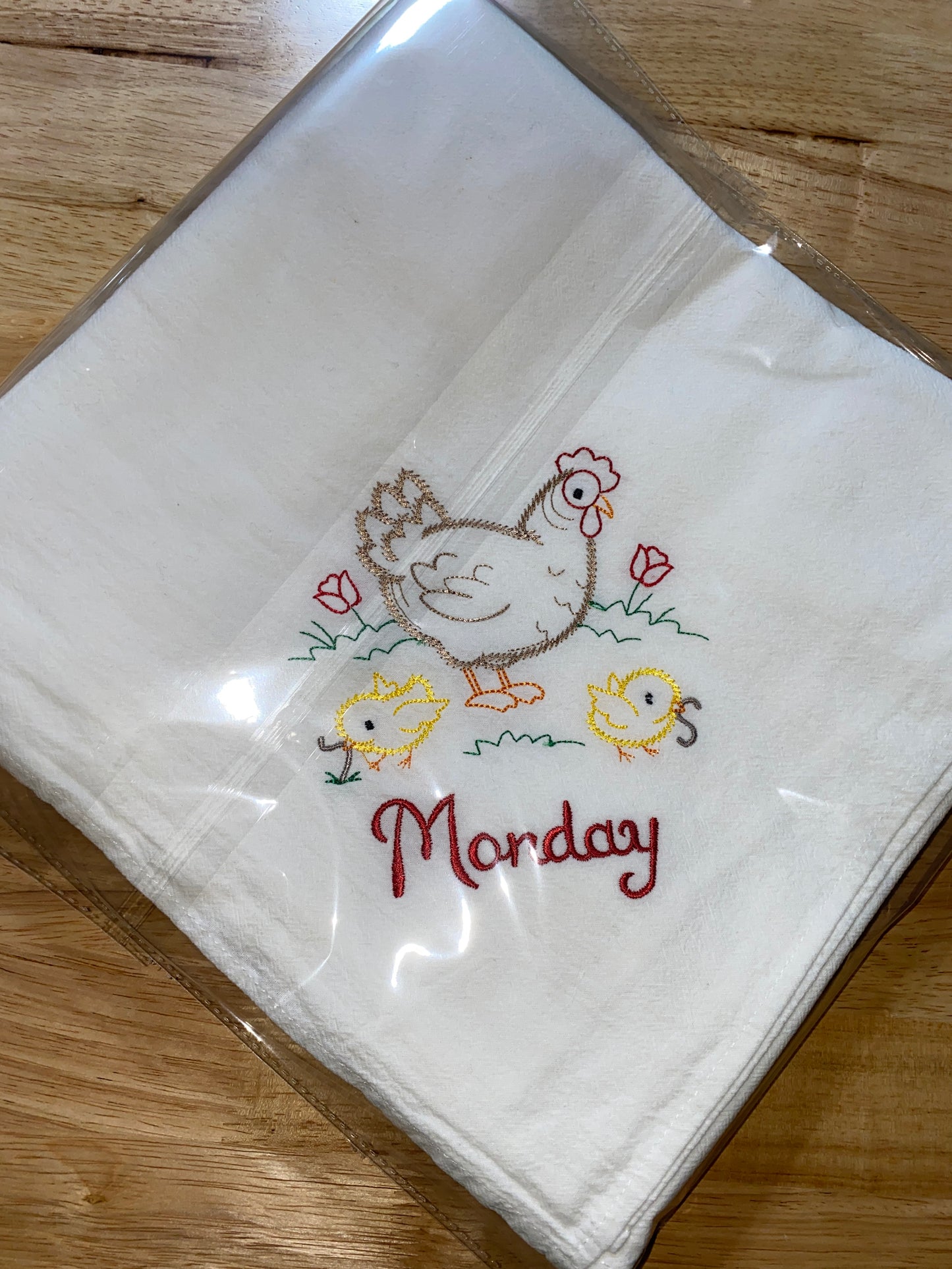 Chicken Theme Flour Sack Dish Towels