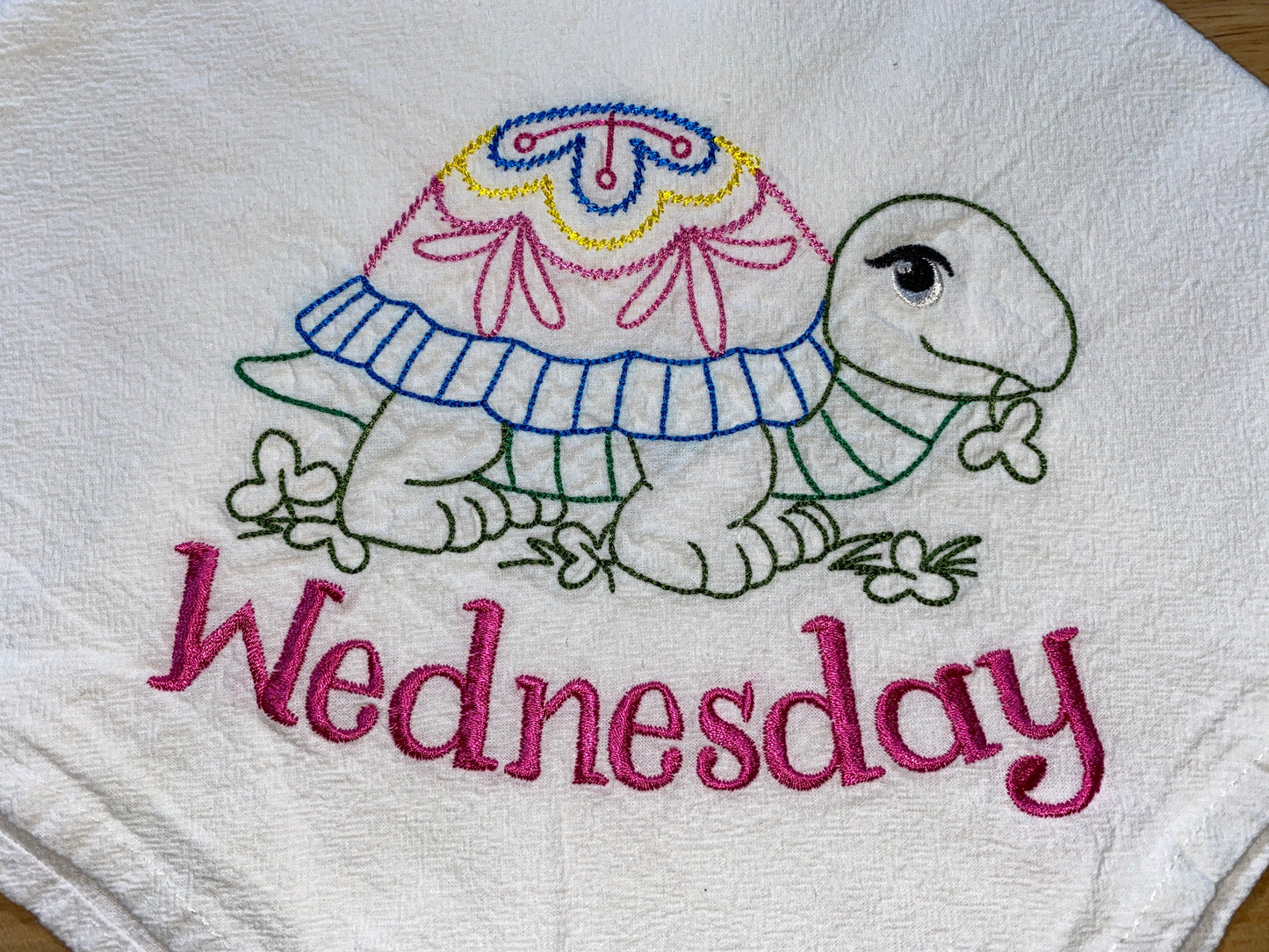 Turtle Theme Flour Sack Dish Towels
